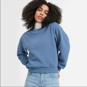 Everlane Blue The Re New Plush Fleece . Size S